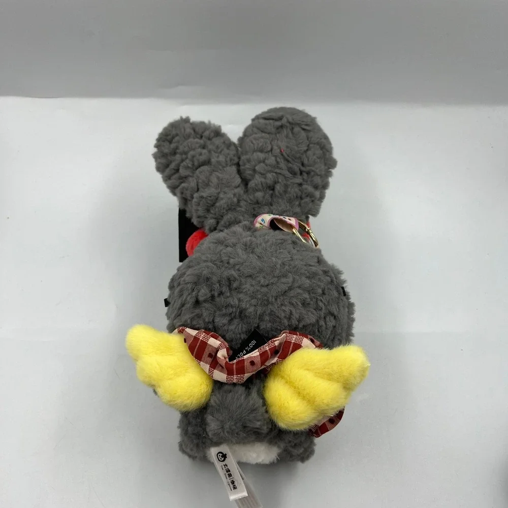 Baby Three Lily Rabbit Town V2 Dizzy Gray Bunny Plush Designer Toy with Card